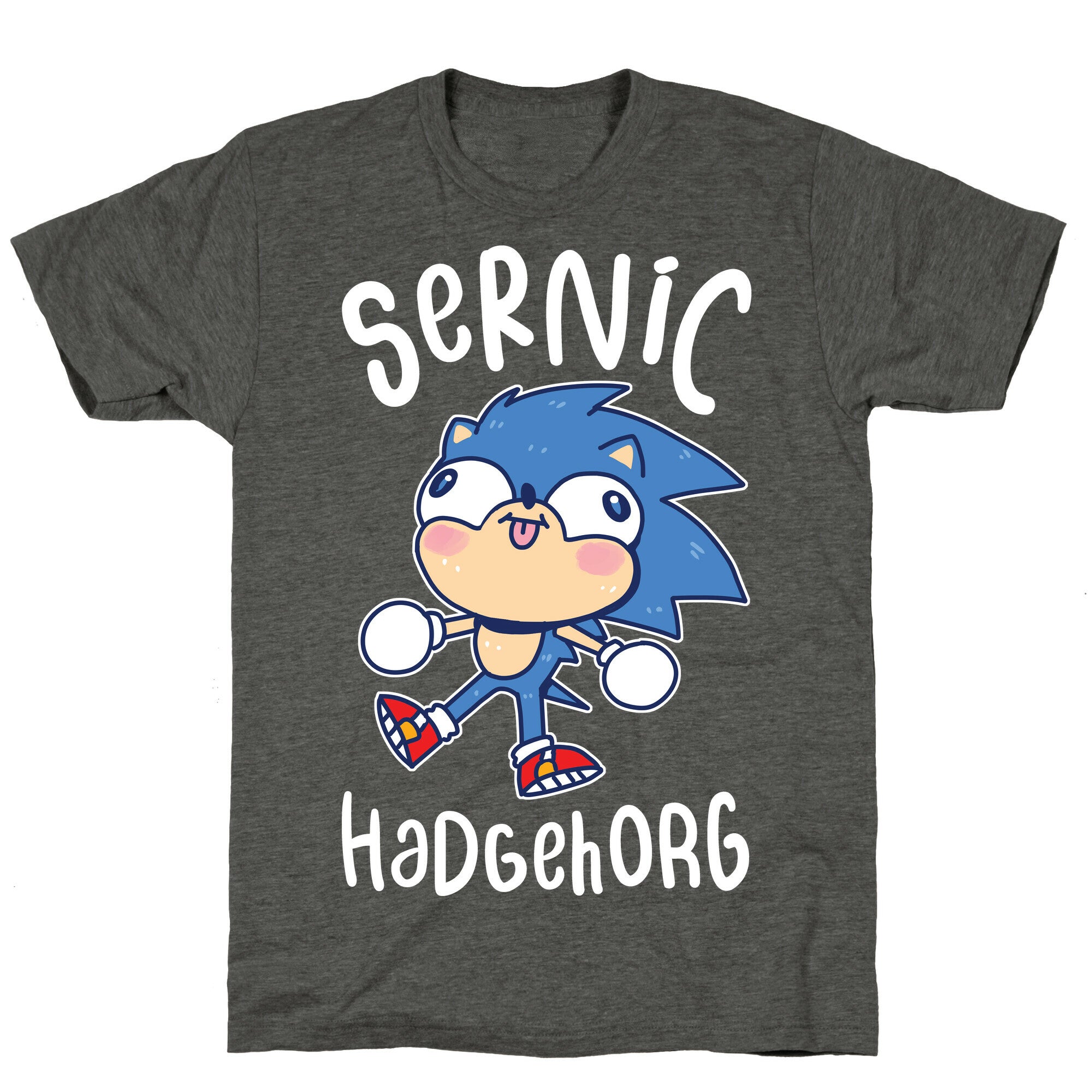 Derpy Sonic Sernic Hadgehorg Unisex Triblend Tee
